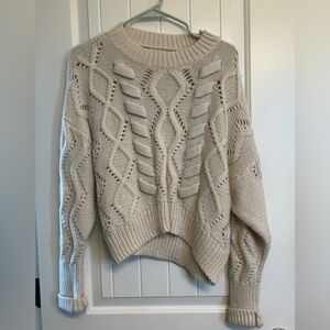 Silverflint Elegant Beige Knit Sweater